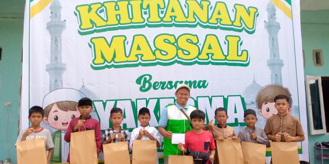 Tutup Akhir Tahun 2024: Laznas Yakesma Aceh Gelar Program “Khitan Ceria”