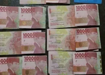 Penampakan Uang Palsu UIN Alauddin Disita di Mamuju, Rp9 Juta Sudah Sudah Dibelanjakan di Swalayan