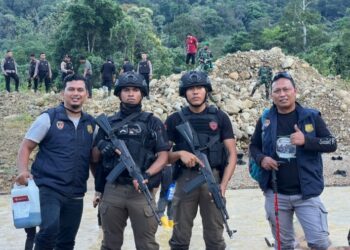 Ditreskrimsus Polda Aceh Menertibkan Tambang Emas Ilegal di Pidie