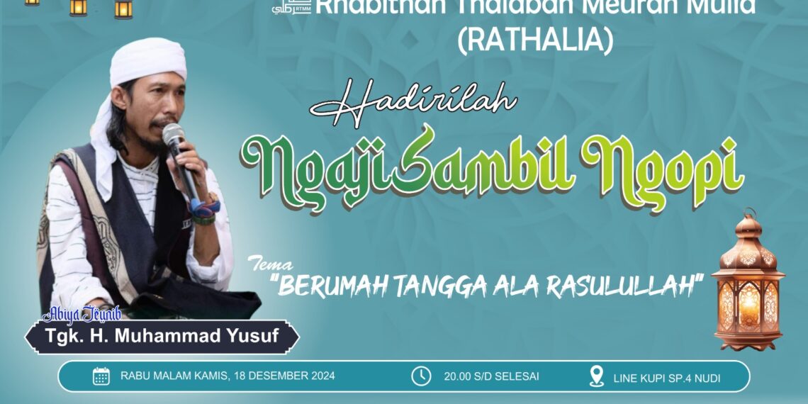 Abiya Jeunib akan isi Pengajian di Line Kupi
