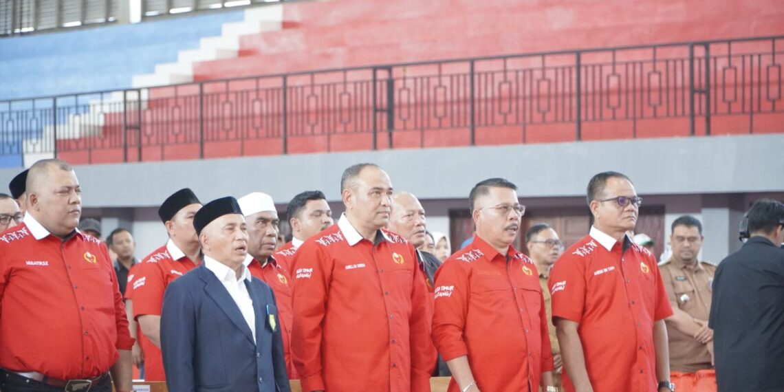 Pj. Bupati Aceh Timur, Amrullah M Ridha, Hadiri Pelantikan KONI Aceh Timur