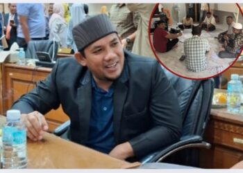 Dalam Masa Reses Imum Jon Santuni 320 Anak Yatim di Meurah Mulia