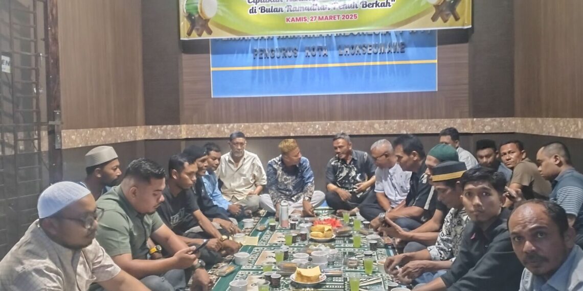 PWI dan IKWI Kota Lhokseumawe Gelar Buka Puasa Bersama, Perkuat Silaturahmi Antar Wartawan