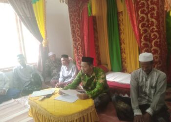KUA Syamtalira Aron Gelar Silahturahmi dan Pembahasan Aturan Pernikahan di Desa Aceh Utara
