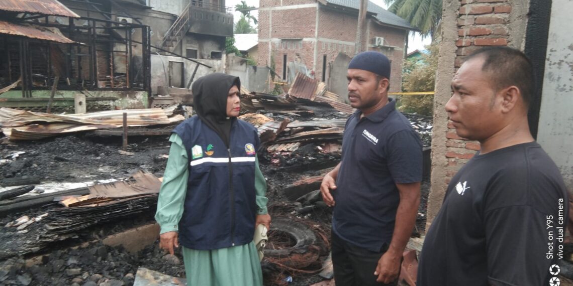 Kebakaran Hanguskan Empat Rumah di Desa Beunot, Syamtalira Bayu