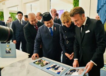 Presiden Prabowo Gelar Jamuan Kenegaraan untuk Presiden Prancis Emmanuel Macron di Istana Negara