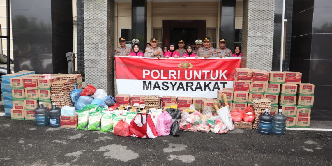 Kapolres Aceh Tenggara dan Ketua Bhayangkari Lepas Bibit Ikan Lele dalam Program Ketahanan Pangan di Desa Lawe Pangkat