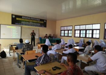 Satgas TMMD Reguler Ke-125 Bekali Wawasan Kebangsaan Di SMAN 1 Bambel