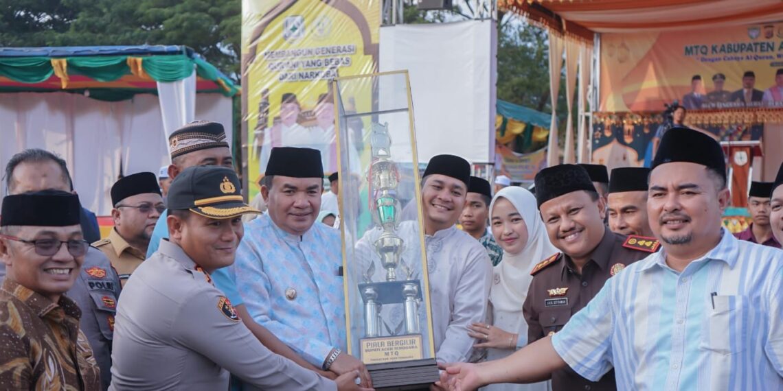 Bupati Salim Fakhry Resmi Tutup MTQ Ke-XL Aceh Tenggara, Kafilah Lawe Sigala-Gala Raih Juara Umum