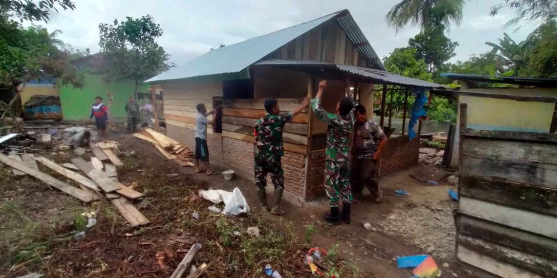 Realisasi RTLH TMMD Reguler ke 125 Kodim 0108/Agara telah mencapai 70 Persen