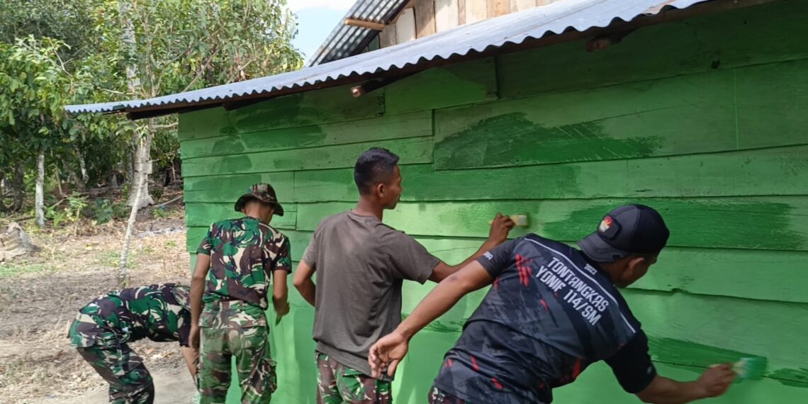 Kerja Keras Satgas TMMD Reguler ke 125 Kodim 0108/Agara RTLH Sudah 100 Persen