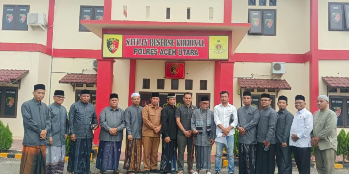 Waspadai Ajaran Menyimpang, MPU Aceh Utara Bertemu Polisi Bahas Dugaan Aliran Sesat