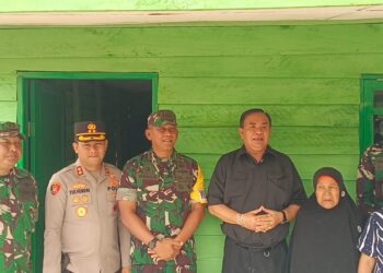 Kunjungan Tim Wasev Mabes TNI Tinjau Program TMMD Reguler ke-125 Kodim 0108/Agara