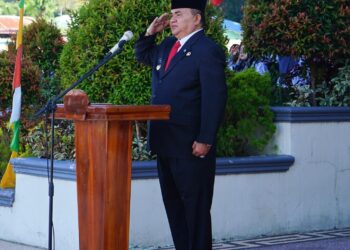 Bupati Fakhry Pembina Upacara Peringatan Hardikda Ke-66