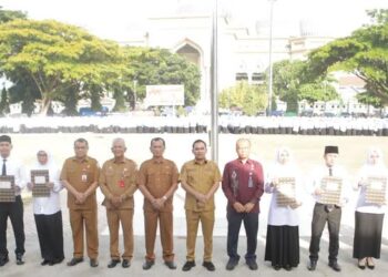 1.990 PPPK Tahap I Resmi Diangkat, Pemko Lhokseumawe Raih Penghargaan BKN