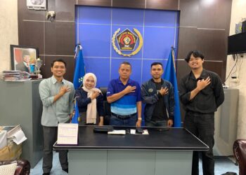 Mahasiswa UGM Lakukan Penelitian, Disambut Ketua PWI Lhokseumawe