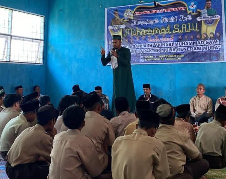SMP Negeri 32 Takengon Gelar Peringatan Maulid Nabi Muhammad SAW