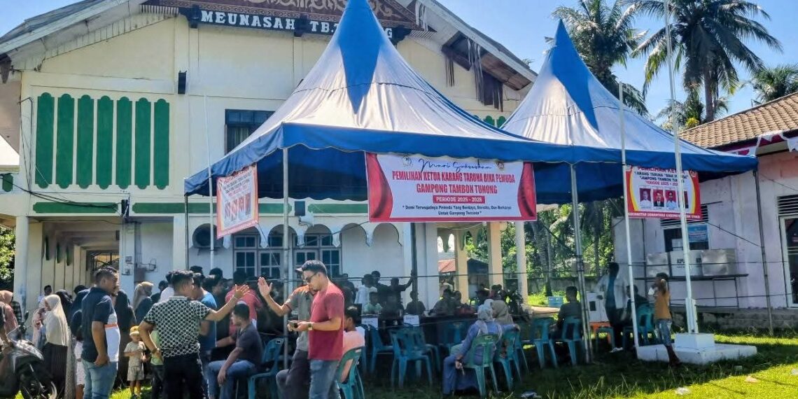 Warga Tambon Tunong Antusias Jalani Pemilihan Ketua Karang Taruna Hari Ini