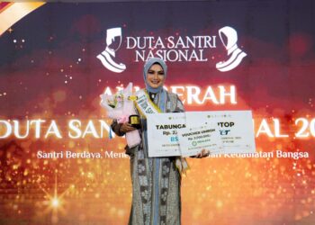 Putri Asal Aceh Utara, Jihan Fanyra Raih Runner-Up Duta Santri Nasional 2025