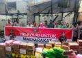 Polres dan Kodim 0108 Salurkan Bantuan Korban Kebakaran di Pajak Pagi