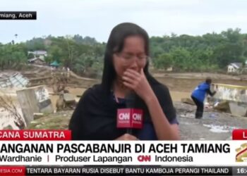 Reporter CNN Indonesia Menangis Saksikan Derita Warga Pascabanjir di Aceh Tamiang