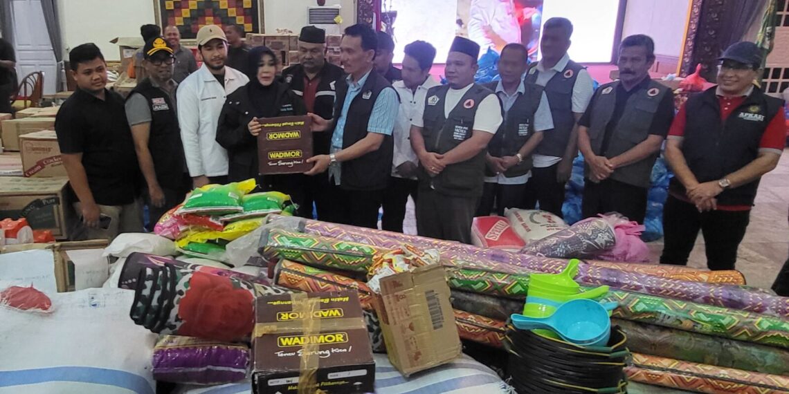 Pemkab Aceh Utara Terima Bantuan Kemanusiaan dari Pemko Banda Aceh untuk Korban Banjir