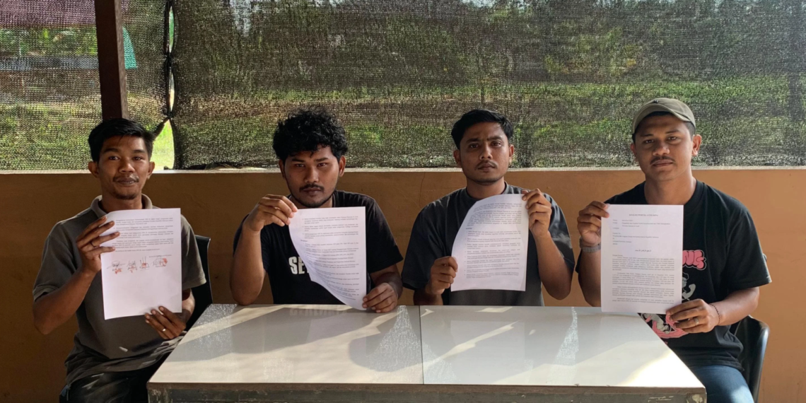 Koalisi Pemuda Aceh Dorong Hak Angket DPR soal Lambannya Penetapan Bencana Nasional, Surati parlemen dengan stempel darah