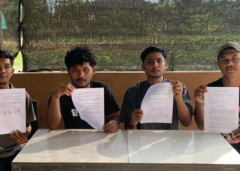 Koalisi Pemuda Aceh Dorong Hak Angket DPR soal Lambannya Penetapan Bencana Nasional, Surati parlemen dengan stempel darah