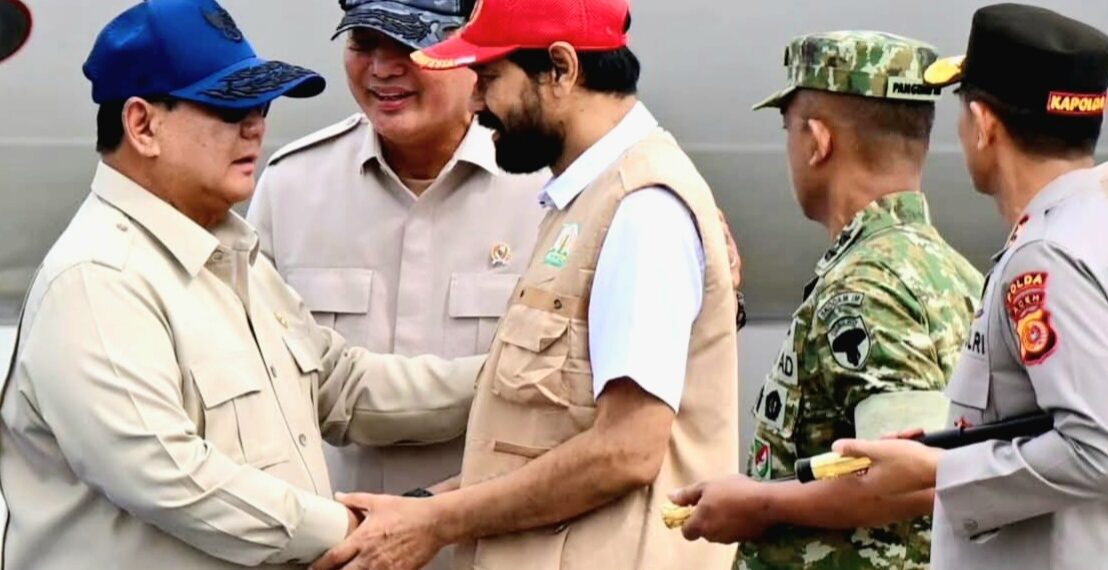 Gubernur Aceh Sambut Presiden Prabowo di Bandara SIM untuk Tinjau Dampak Banjir