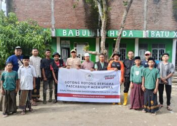 Semangat Aceh Utara Bangkit : Lanjutkan Pembersihan Dayah Pasca Banjir
