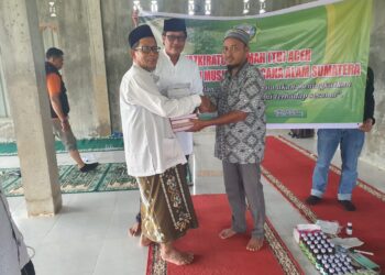 Aksi Peduli Bencana Alam Sumatera Tadzkiratul Ummah Aceh Berlangsung di Gampong Bintang Hu