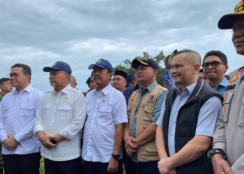 Bupati Aceh Utara Desak Pemulihan Pangan Saat Menko Pangan Tinjau Lokasi Banjir
