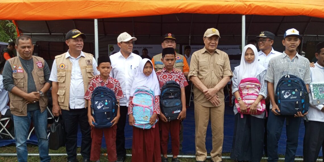 Kunjungan Menko Polkam Awali Pembangunan 104 Unit Rumah Korban Banjir di Lapang