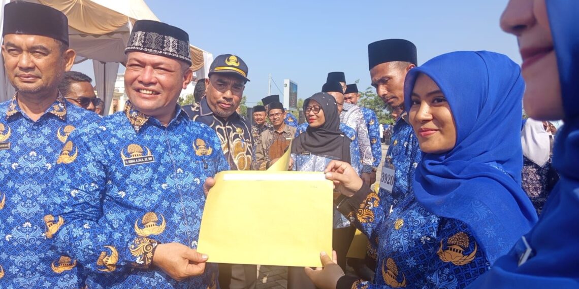 Pecah Rekor Nasional, Bupati Aceh Utara Ayah Wa Lantik 8.094 PPPK Paruh Waktu