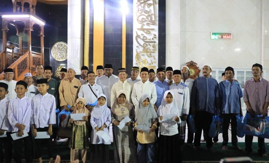 Hangatnya Buka Puasa Bersama Anak Yatim dan Penyerahan Bantuan Mendagri di Lhokseumawe