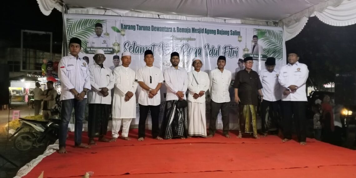 Sinergi Muspika Dewantara dan PT PIM Lepas Ratusan Peserta Pawai Takbiran di Masjid Bujang Salim