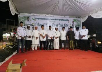 Sinergi Muspika Dewantara dan PT PIM Lepas Ratusan Peserta Pawai Takbiran di Masjid Bujang Salim