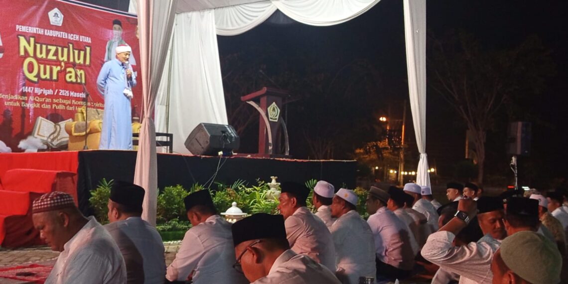 Pemkab Aceh Utara Gelar Peringatan Nuzulul Qur’an 1447 H Secara Akbar di Landeng