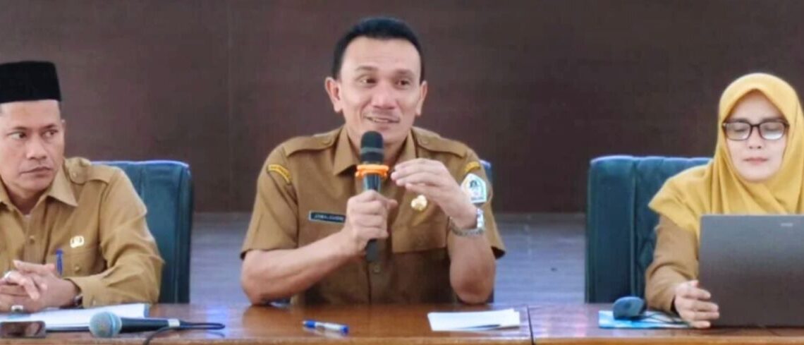 Plt Sekda Aceh Utara Pimpin Rakor Percepatan Rehabilitasi Pasca Bencana
