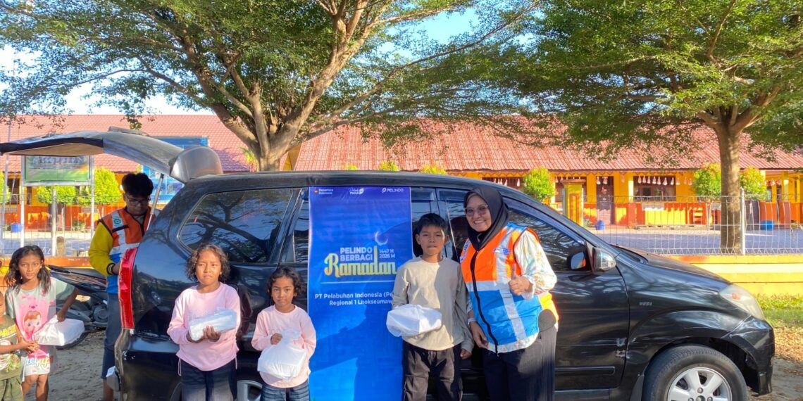 Pelindo Lhokseumawe Berbagi Berkah Ramadhan, 400 Paket Takjil dan Santunan Yatim Disalurkan