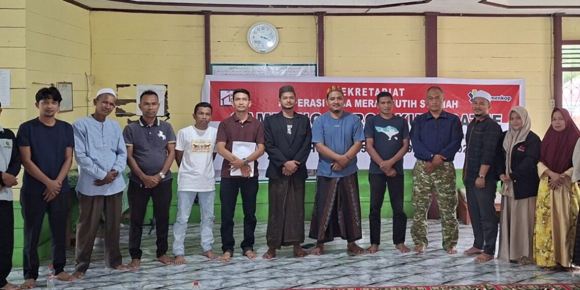 Perkuat Ekonomi Desa, Koperasi Merah Putih Syariah Baroh Kuta Batee Sukses Gelar RAT 2025