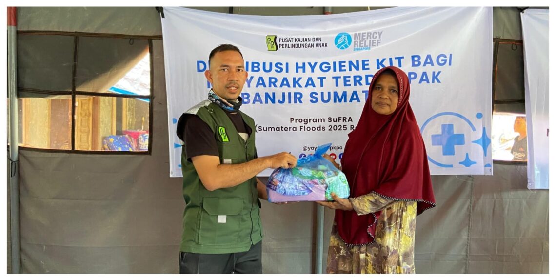 Ratusan Keluarga Penyintas Banjir di Aceh Utara Terima Bantuan PKPA–Mercy Relief