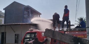 Korsleting Listrik Picu Kebakaran Rumah di Banda Sakti, Kerugian Capai Rp250 Juta