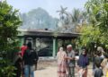 Satu Unit Rumah di Syamtalira Bayu Ludes Terbakar, Hanya Sisakan Kerangka Beton