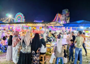 Pecah! Pasar Malam Krueng Geukueh Ramai Dipadati Warga, Jadi Destinasi Utama Malam Minggu di Aceh Utara