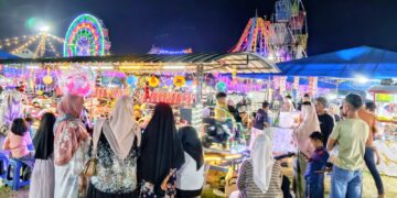 Pecah! Pasar Malam Krueng Geukueh Ramai Dipadati Warga, Jadi Destinasi Utama Malam Minggu di Aceh Utara
