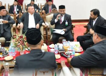 Gubernur Aceh Pimpin RUPS Bank Aceh Syariah, Bupati Aceh Utara Sahkan Rencana Bisnis 2026