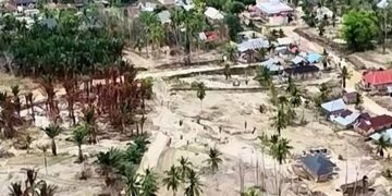 Sungai Meureudu Meluap, Banjir Susulan Rendam Permukiman di Pidie Jaya