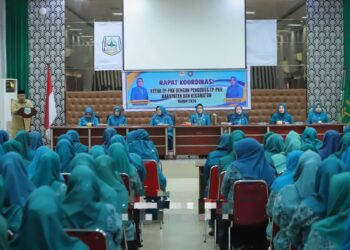 Melalui Rakor dan Halal Bihalal, Ketua TP PKK Aceh Tenggara Tekankan Sinergi dan Kinerja