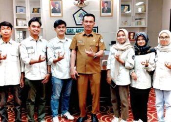 Plt. Sekda Aceh Utara Terima Audiensi Mahasiswa Teknik USK Terkait Survei Studio Wilayah